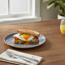 Assiettes à petit-déjeuner/à dessert Cookinglife Serene Blue Ø 20 cm - Faïence - 4 pieces