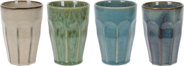 Tasse en faïence 330 ml - Lot de 4 - Cookinglife