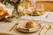 Assiettes de dîner Cookinglife Sabi Beige ø 26 cm - 6 pièces