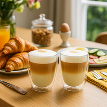 Ensemble de verres a latte macchiato Cookinglife - Barista - 380 ml - 2 pièces