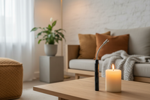 Briquet électrique Cookinglife - Briquet flexible - Rechargeable par USB - Noir/Blanc