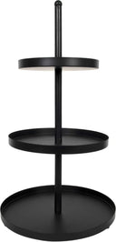 Cookinglife Etagere métal noir - ø 20, 25 & 30 cm - 3 Couches