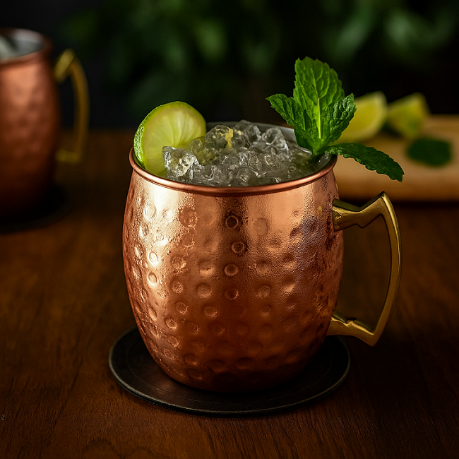 Moscow Mule - Verre à cocktail - Cookinglife - Cuivre - 500 ml - 6 pièces