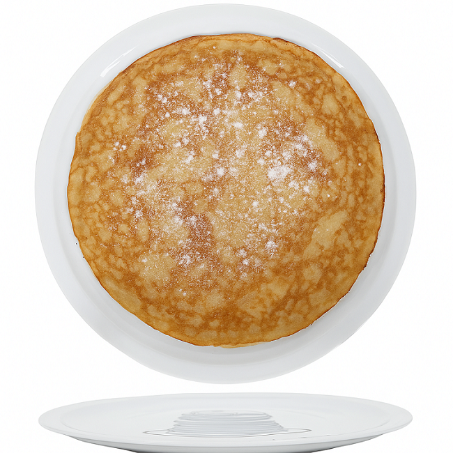 Assiettes à crêpes Cookinglife en porcelaine ø 30 cm - 6 pièces