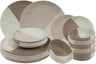 Service de vaisselle Cookinglife Leem 18 pièces / 6 personnes - 6 assiettes à dîner, 6 assiettes à petit-déjeuner et 6 bols