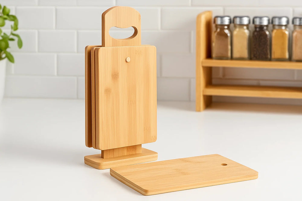 Set de planches à découper Cookinglife - Bambou - 5 pièces