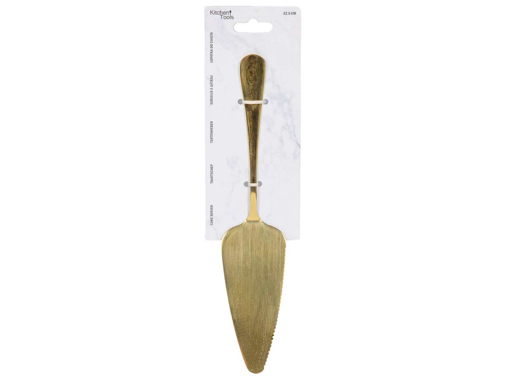 Cookinglife Taartschep Goud 22.5 cm