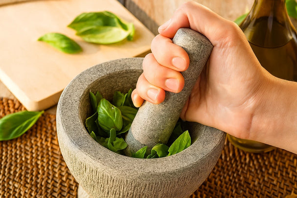 Mortier de Cuisine Impérial Granit - Gris - ø 14 cm