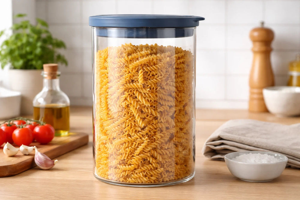 Ensemble de bocaux de conservation Cookinglife - Verre - ø 13 cm - 1,5 / 1,9 / 2,5 litres - 3 pièces