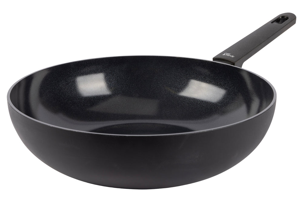 Cookinglife poêle wok Black Cera Ø 28 cm – revêtement antiadhésif céramique
