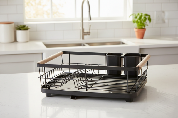 Cookinglife Afdruiprek - Metaal - 42 x 30 x 4 cm