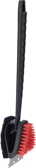 Brosse de nettoyage pour barbecue Cookinglife 3 en 1 Feu et Saveur - 45 cm
