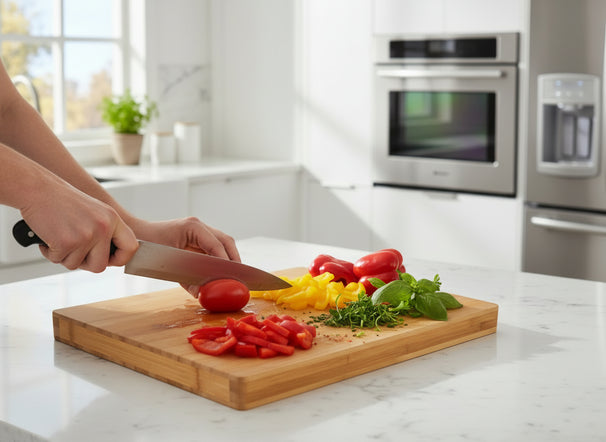 Cookinglife Planche à découper Bambou Bio 31 x 38 cm