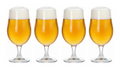 Verre à bière Cookinglife sur pied 370 ml - 4 pièces