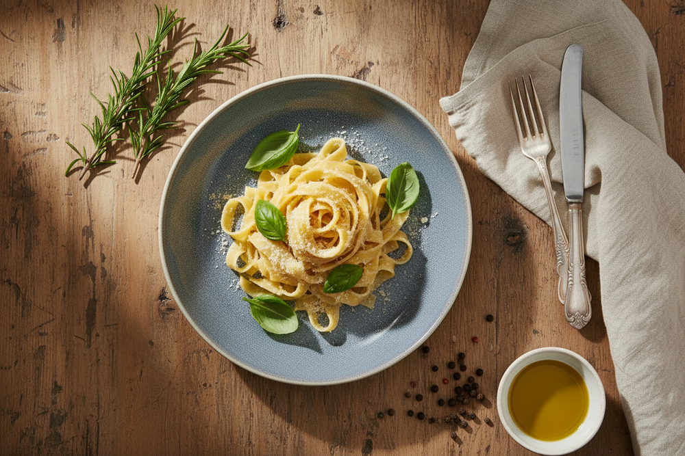 Cookinglife Diepe Borden Blauw ø 23 cm - 4 Stuks