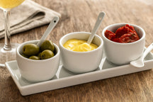 Ensemble de bols à trempette - Porcelaine - Ensemble de 7 pièces