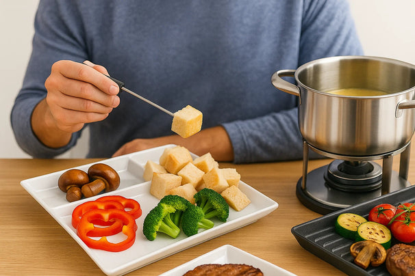 Assiettes BBQ - 3 compartiments - Blanc - 26 x 20 cm - 4 pièces