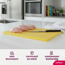Planche à découper Cookinglife HACCP Jaune 40 x 30 cm - pour volaille