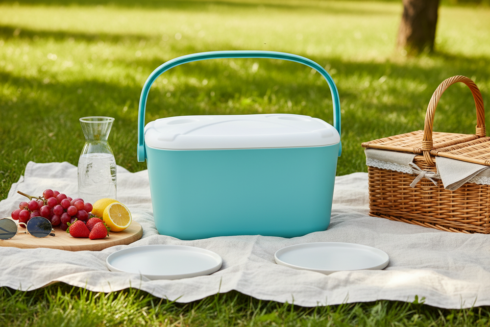 Glacière Cookinglife - Glacière portable - Turquoise - en plastique - 20 L