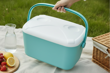 Glacière Cookinglife - Glacière portable - Turquoise - en plastique - 20 L