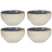 Ensemble de bols à soupe Cookinglife - en faïence - Serene - 580 ml - 4 pièces