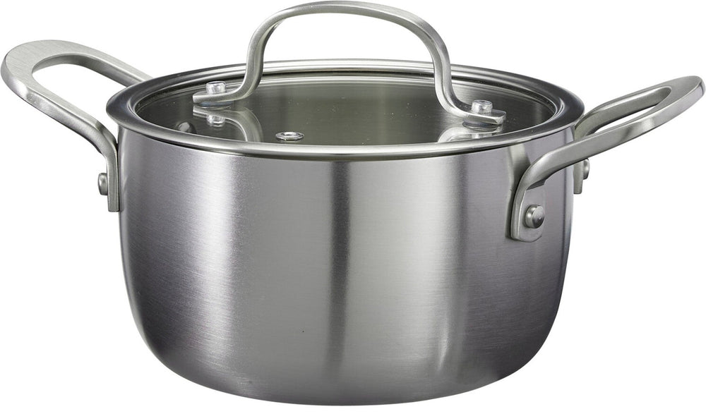 Cookinglife Kookpan met Glazen Deksel - RVS - ø 16 cm / 1.2 Liter