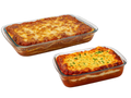 Cookinglife Ovenschaal 2-Delig Glas 1.6 & 3 Liter