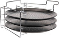 Pizza Bakplaat Ø 32 cm Metaal - Non Stick Set 4-delig - Cookinglife
