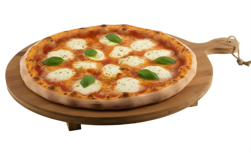 Planches de service Cookinglife Pizzaplank XXL en bambou organique ø 42 cm