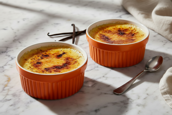 Ensemble de ramekins Cookinglife - Crème brûlée - Orange - Ø 11 cm - 2 pièces