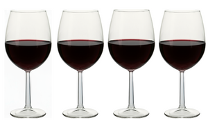 Verres à vin rouge Cookinglife Milena 580 ml - 4 pièces