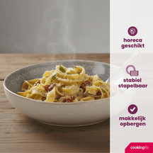 Set d'assiettes Cookinglife - Assiettes à pâtes - Serene - Ø23 cm - 4 pièces