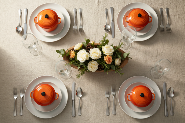 Mini-cocotte Cookinglife - Avec couvercle - En porcelaine - 300 ml