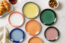 Studio Tavola Serviesset Fire 24-delige / 6 personen - 6 dinerborden, 6 ontbijtborden, 6 kommen en 6 kleine kommen