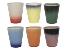 Service de vaisselle Studio Tavola Fire 30 pièces / 6 personnes - 6 assiettes à dîner, 6 assiettes à petit-déjeuner, 6 bols, 6 tasses à café et 6 gobelets à café