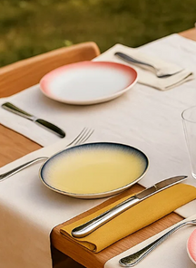 Assiette à petit déjeuner / Assiette à dessert Fire ø 20 cm - 6 pièces