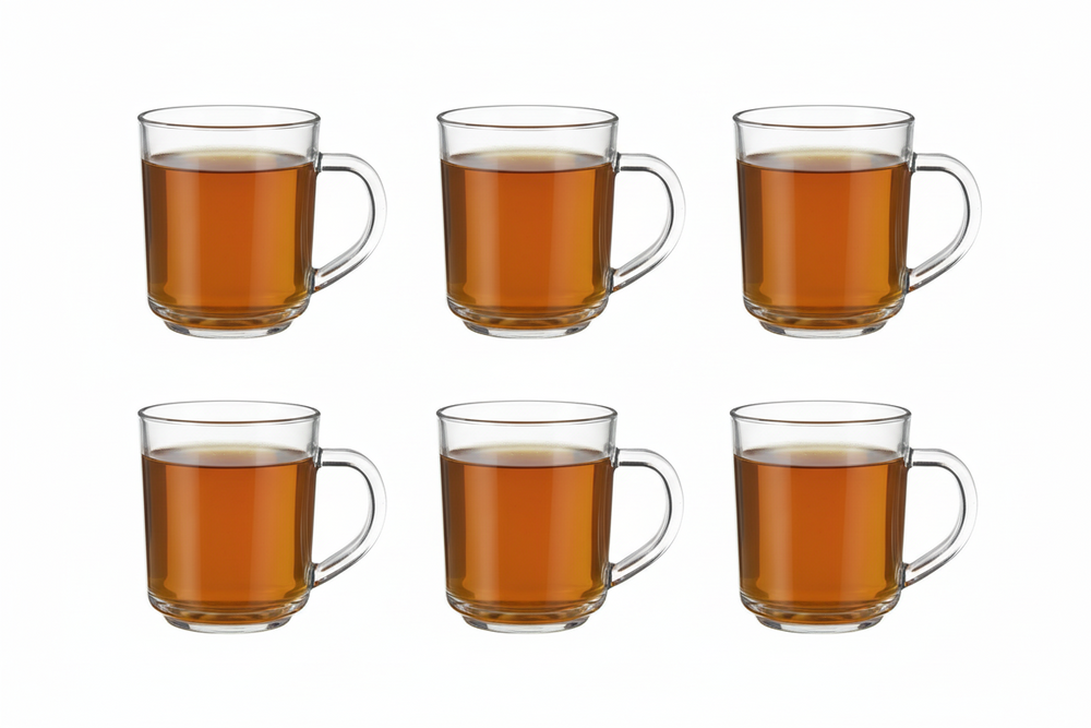 Ensemble de verres à thé Cookinglife - en verre - Daily - 220 ml - 6 pièces