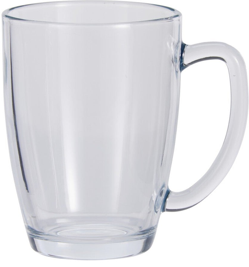 Set de verres à thé Cookinglife - Avec anse - En verre - 400 ml - 4 pièces