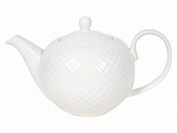 Théière Cookinglife - Théière en porcelaine - Diamond - 900 ml