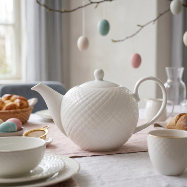 Théière Cookinglife - Théière en porcelaine - Diamond - 900 ml