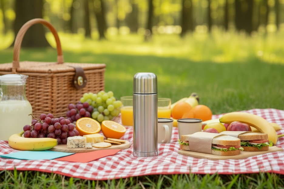 Thermos Cookinglife - Bouteille isotherme - À emporter - 750 ml - 1 pièce