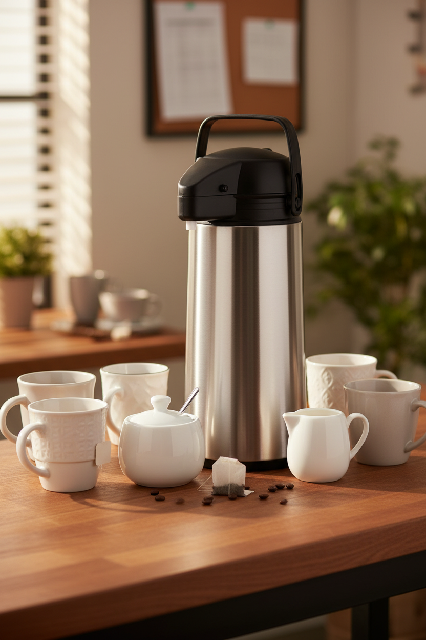 Thermos à pompe Cookinglife - Carafe isotherme - Pompkan - 1,8 L