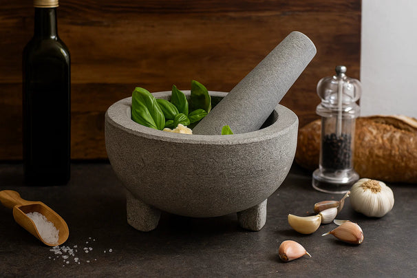 Cookinglife Mortier sur pied Granit Bio ø 14,5 cm