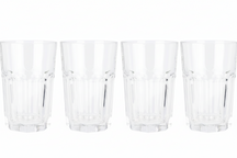 Waterglazen 500 ml Glas - Stapelbare Drankglazen Set van 4 - Cookinglife
