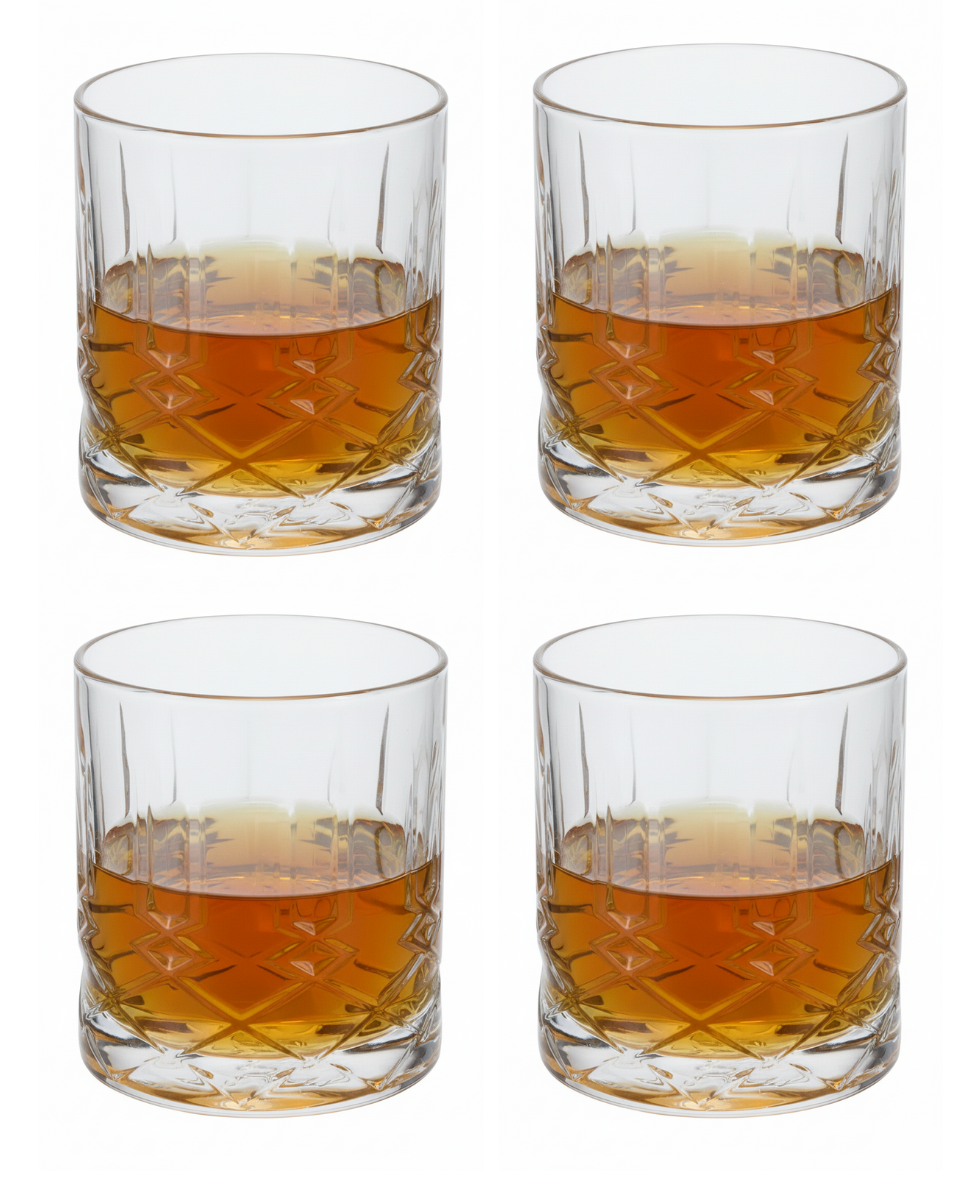 Verres à whisky / verres à eau Cookinglife 350 ml - 4 pièces