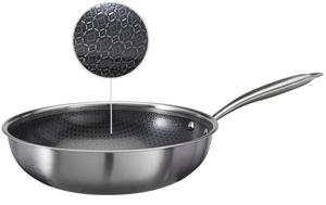 Poêle wok Cookinglife - Wok à revêtement céramique - HexaCook - 28 cm