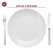 Ensemble de vaisselle Cookinglife - En porcelaine - 4 personnes - 16 pièces
