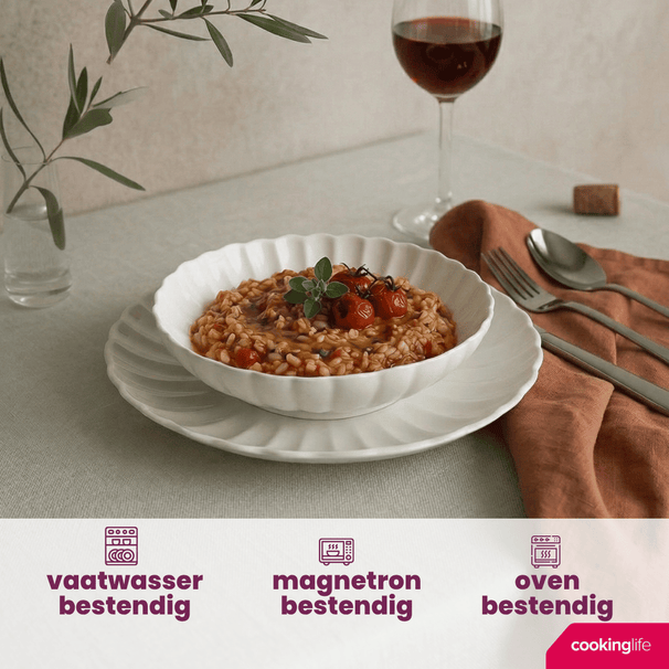 Set d'assiettes Cookinglife - Assiettes creuses - Cardida - Ø20cm - 6 pièces