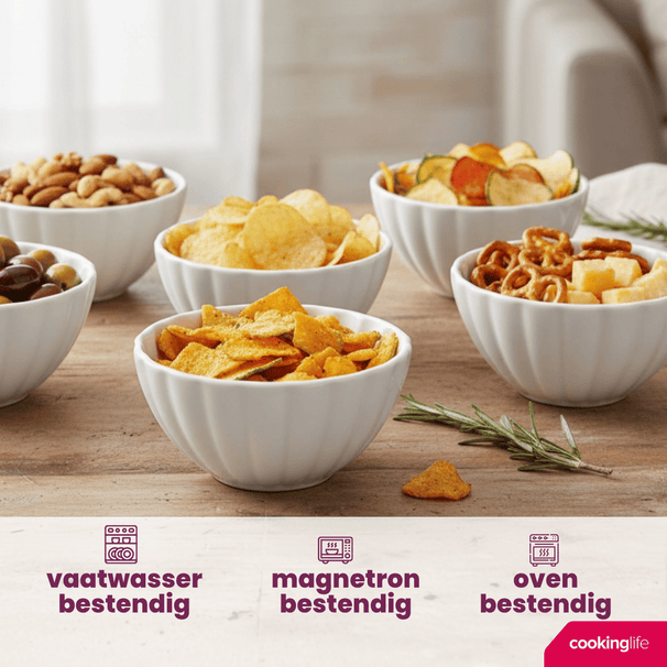 Bols à soupe / Bols Cookinglife Cardida Off White ø 14 cm - 6 pièces