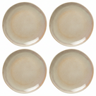 Assiettes plates Cookinglife Serene Sand ø 28 cm - Faïence - 4 pieces